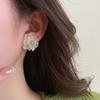 Серьги-гвоздики Super Fairy Ice Transparent Flower, женские, серии Mori, сладкая элегантность, легкая роскошь, индивидуальность, мода, темперамент, универсальные серьги