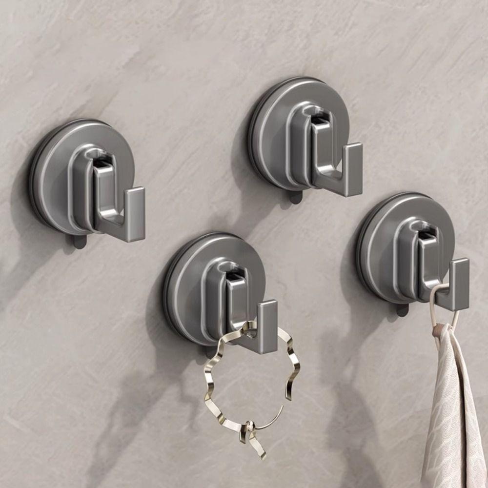 2 шт. прочные вакуумные присоски крючки одинарный крючок вешалка для одежды бытовые крючки для душа ванная комната