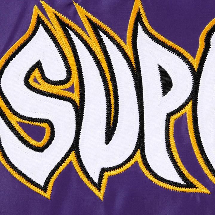 Supreme Свитер для разминки "Бородавочник" Фиолетовый