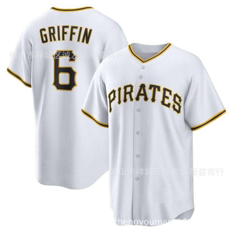 Pirates Griffin Baseball Jersey Mens Team Sports Athletic Shirt All Season