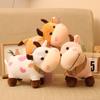 Мультяшная корова, плюшевая игрушка, мягкое животное, скот, плюшевая игрушка, кавайный подарок для девочек, хлопковая плюшевая кукла, наполненная животными, украшение для дома