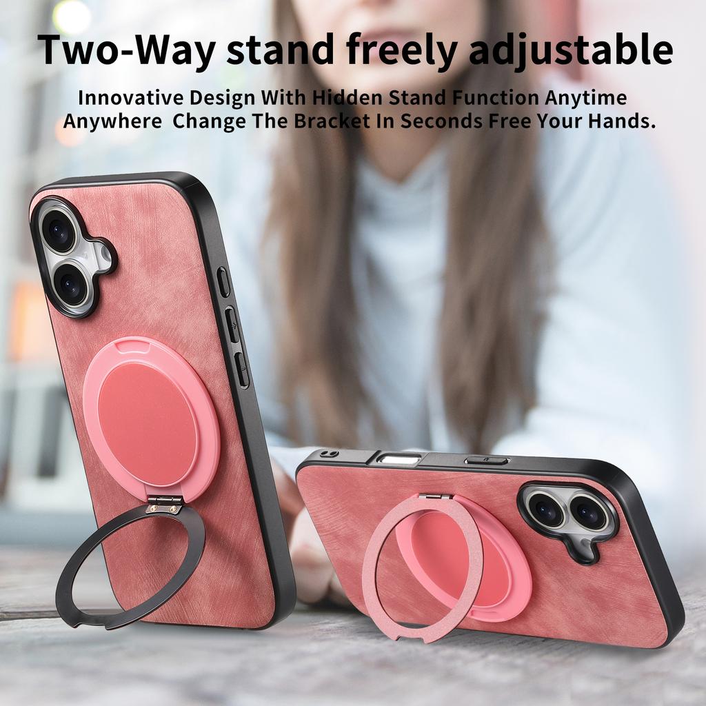 Новая модель подходит для чехла для мобильного телефона iPhone 16, круглого вращающегося кронштейна, расстегивающегося защитного чехла для iPhone 15 Pro Max.