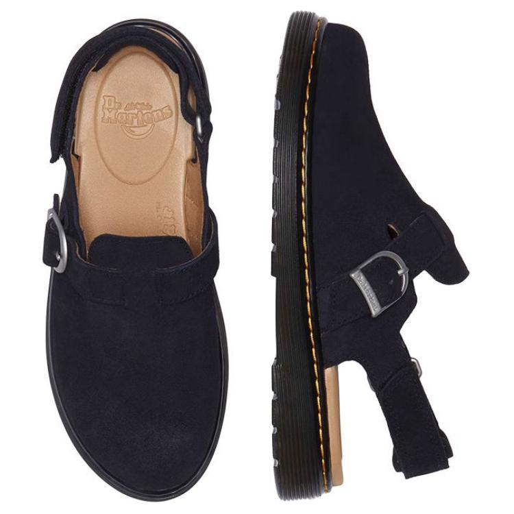 Доктор. Martens Jorgie Y Детские Легкие Удобные Повседневные Туфли для Передвижения Простые Ретро Женская Обувь Черный 40470001