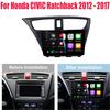 Для Honda CIVIC Hatchback 2012 - 2017 Автомобильный Радиоприемник Android Мультимедиа Видеоплеер Навигация GPS Стерео 2 Din Нет 2din
