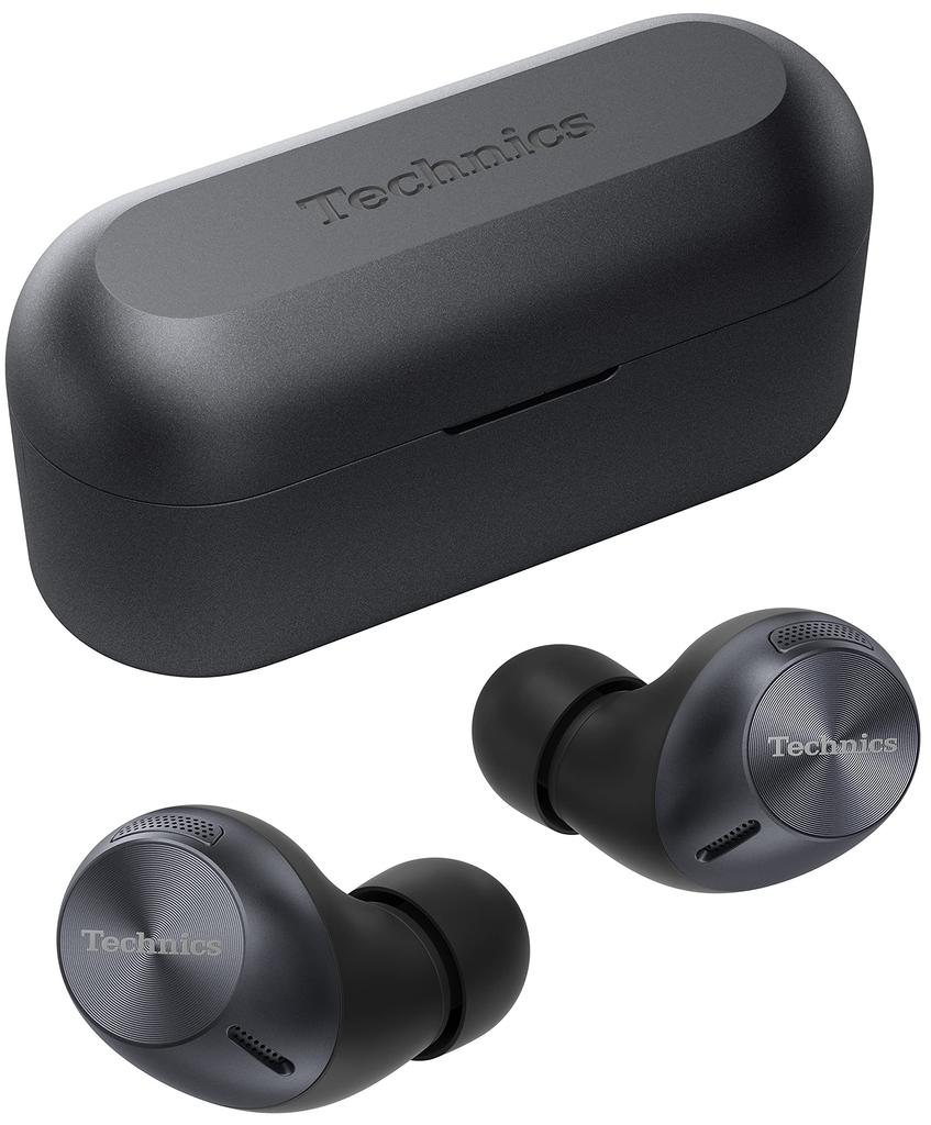 Technics Wireless Earphones EAH-AZ40-K Black Bluetooth Multipoint IPX4 App Compatible