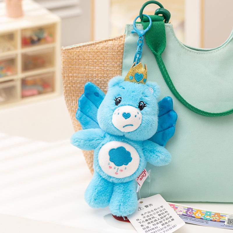 Оригинальный брелок-подвеска Care Bears Love Bear с функцией звонка, плюшевая игрушка