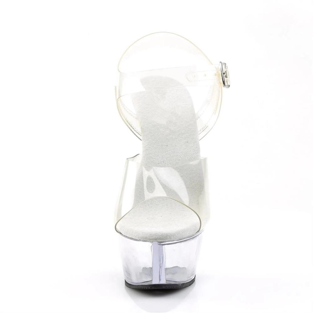 Летние босоножки на высоком каблуке для маленькой свежей девушки 2025 года, женские хрустальные туфли на тонком каблуке, полые туфли на супервысоком каблуке