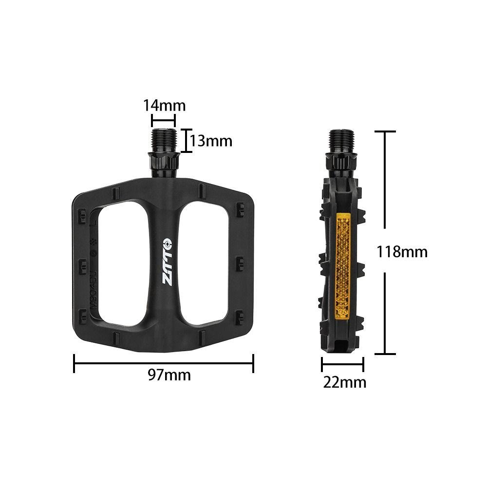 Ultralight Bike Pedal Nylon Platform Pedal Durable Cycling Pedal  Enduro Riding
