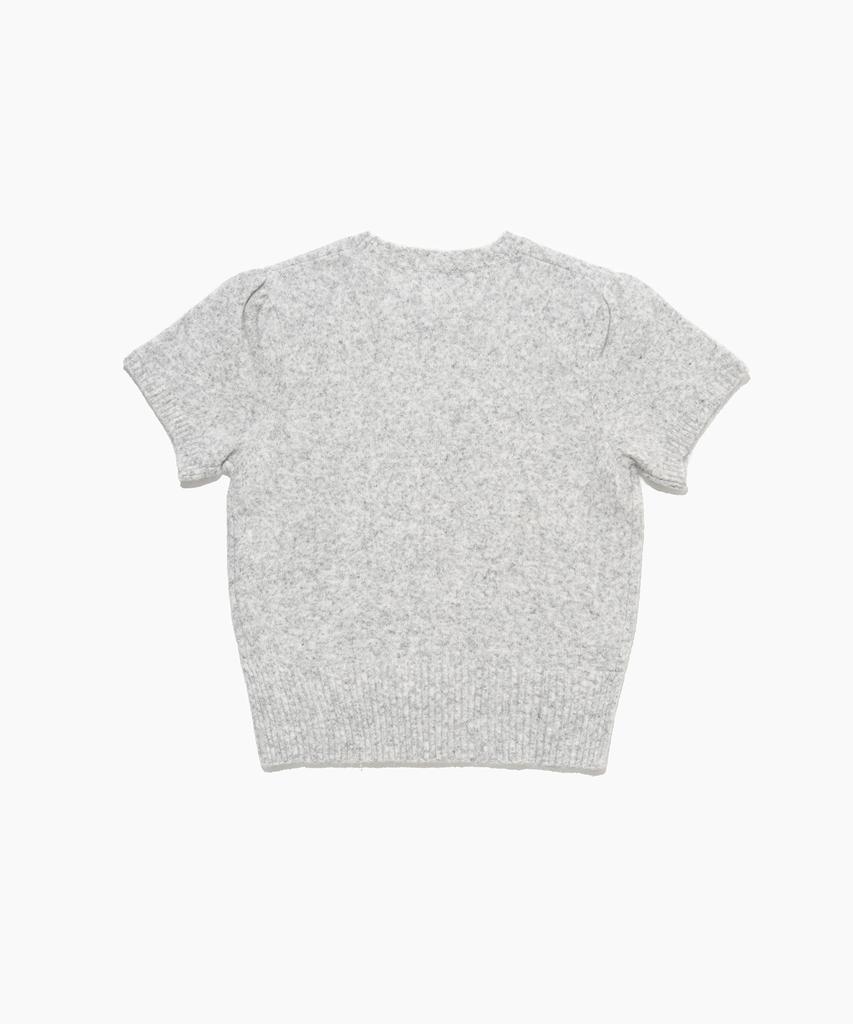 TTUDEMENT Angora Half Sleeve Pullover Mel Gray