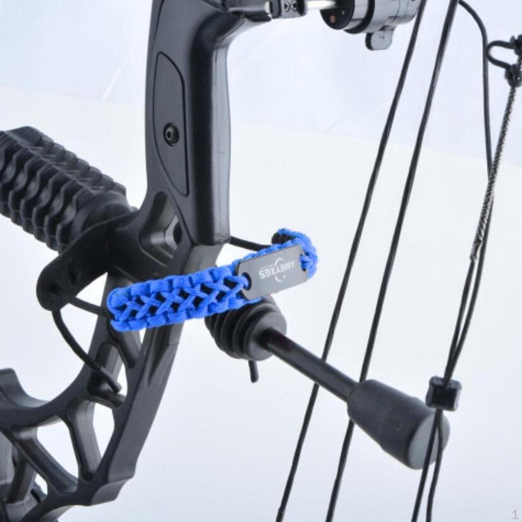 Лук для взрослых, сверхпрочный регулируемый плетеный шнур на запястье, изогнутая веревка