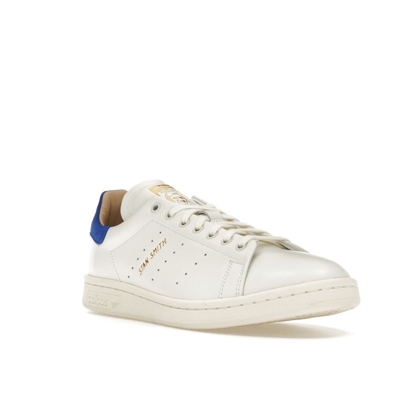 Adidas Stan Smith Lux Off White Royal Blue Кроссовки унисекс Кремово-белые ID1995