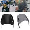 1 пара ветрового стекла мотоцикла, ветровой дефлектор, универсальный ветровой экран для мотоциклов, круглые фары 6,5–9,45 дюймов