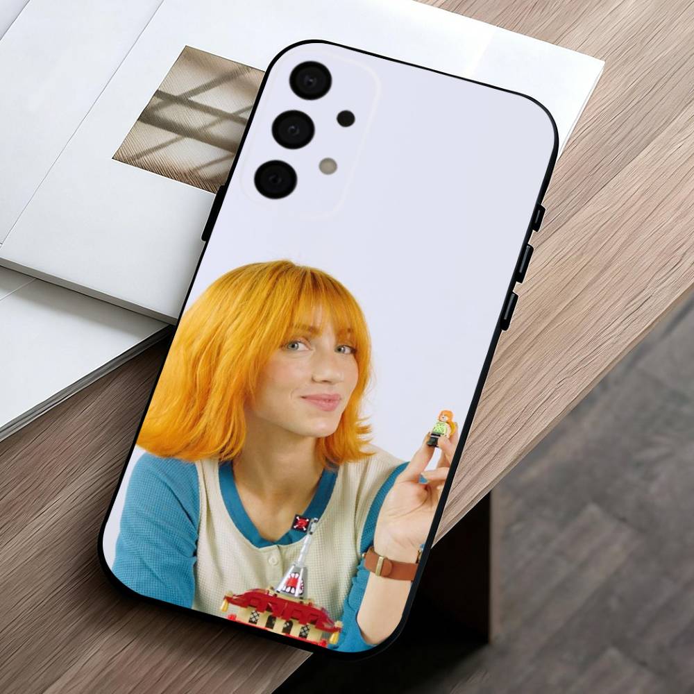 Чехол для телефона с изображением актрисы Эмили Радд Для Samsung Galaxy A73,A72,A71,A70,A53,A52,A51, Мягкий черный силиконовый чехол