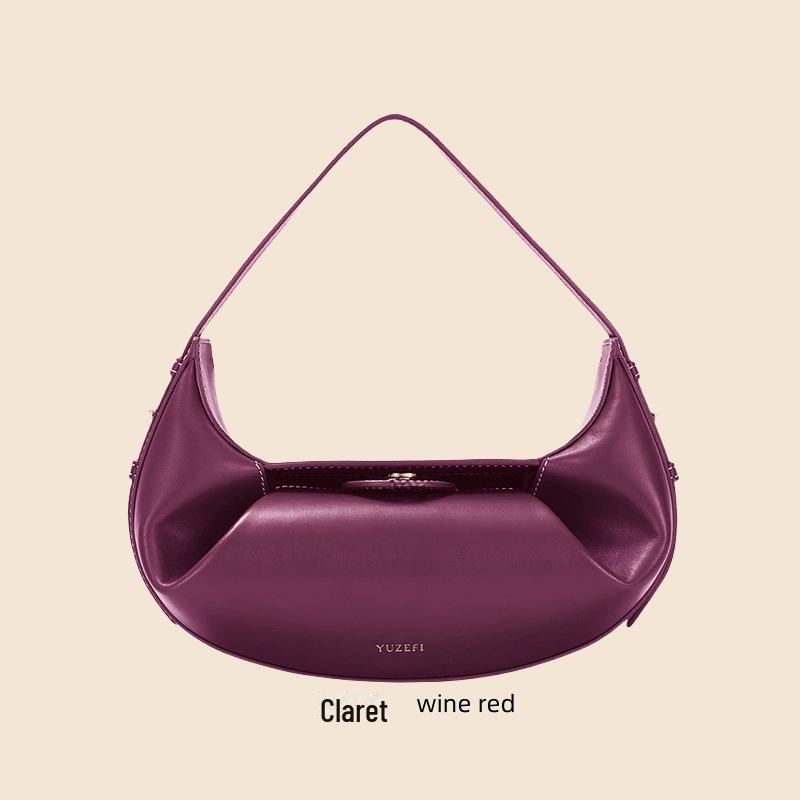 YUZEFI Fortune Cookie Retro Leather Clutch Bag for Women