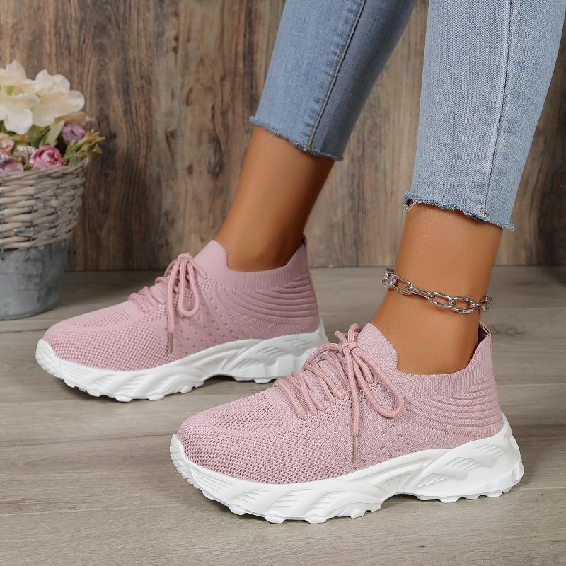 Fashion Solid Color Casual Sneakers Women's Comfortable Tennis Shoes Lightweight Sneakers Women's 2024 New Vulcanized Shoes