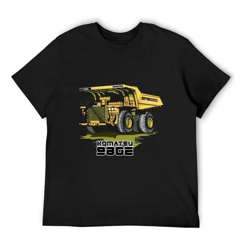 Футболка Горнодобывающий самосвал Komatsu 980e, Одежда, Винтажный принт