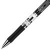 Deli S02 Retractable Gel Pen - 0.7mm Black, 12-Pack