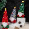 Christmas Dwarf Faceless Old Figurine Creative Fireplace Ornament Festive Family Gnome Decoration for Fireplace Table Center TV Stand