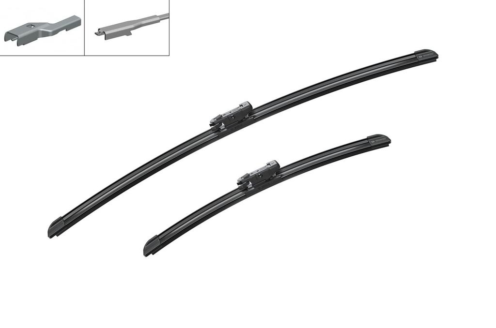 BOSCH A293S Flat Wiper Blade for Imported Aero Twin Models Cars, Only, 600/380mm