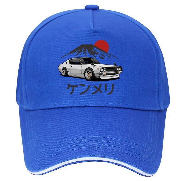2023 Кепка унисекс с графикой автомобилей, футболка GTR Skyline, стильный японский автомобильный бренд, женская кепка унисекс, бейсболка, кепка унисекс в стиле хип-хоп, шляпы