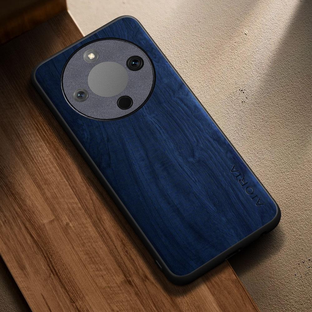Чехол для Honor X9D X9C X9B X9A X8C X8B X8A X7D X7C X7B X7A X6C X6B X6A X5B Capa funda чехол из ПУ кожи с деревянным узором coque