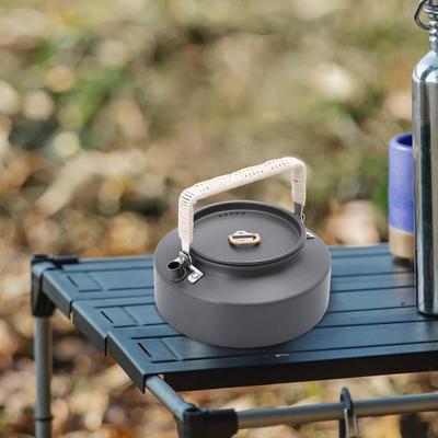 Походный чайник для кемпинга, уличная посуда для костра, чайник, чайник для путешествий