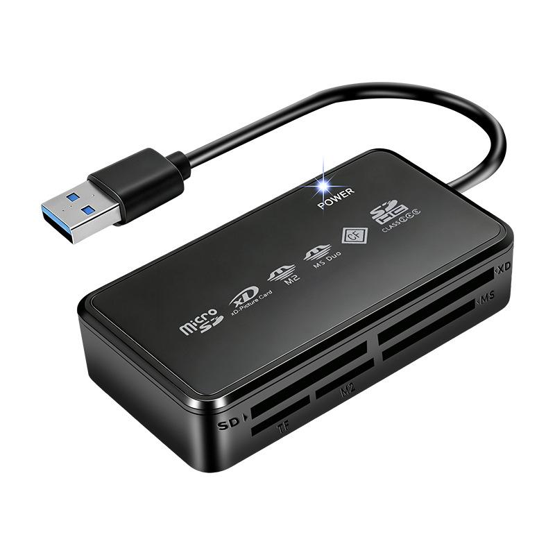 В наличии USB Многофункциональный Шестипортовый Кардридер для Мобильного Телефона и Камеры Высокоскоростной с Защитой Паролем