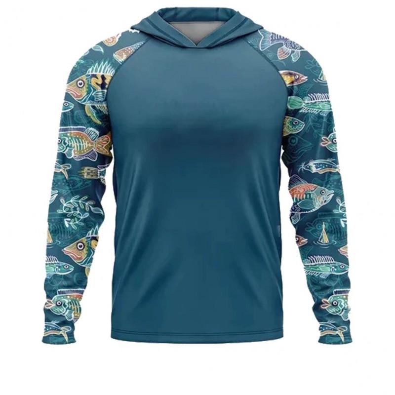 Mens Quick-Dry Long Sleeve Fishing Shirt Outdoor Sports Cycling Hiking Running Fall Winter