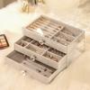 Jewelry Storage Box Home Jewelry Display Box Multi-Layer Drawer Necklace Earring Ring Jewelry Organizer