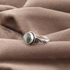 Moss Agate Gemstone Ring Jewelry, 925 Solid Sterling Silver Ring Jewelry, Handmade Artisan Jewelry For Wedding Gift