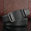 Men's Cowhide Belt Trendy Versatile Leather Belt Business Casual Automatic Buckle Middle Aged and Young Trousers Belt Men