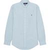 Polo Slim Fit Long Sleeve Shirt Men Shirts Light-Blue 710942743-006