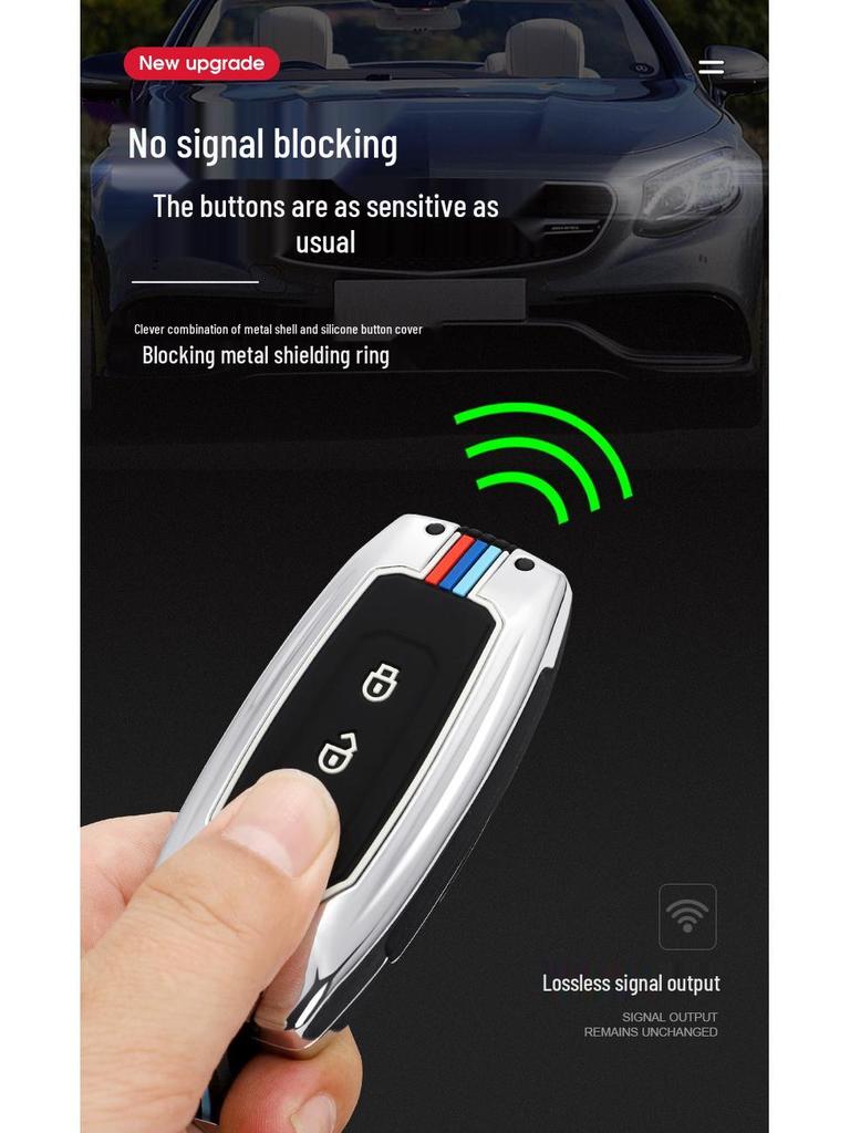 Yuhu 9 Smart Key Case: Metal Shell for Ford Jiangling Yuhu 7 Pickup - 20 Model Options