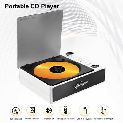 3,5 мм AUX/USB/ОПТИЧЕСКИЙ Поддержка Bluetooth 5.1 Радио FM-приемник Беспроводной громкоговоритель Автомобильный CD-проигрыватель Классический портативный усилитель
