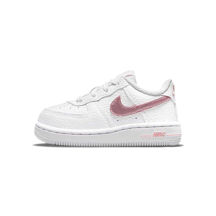 Nike Кроссовки Nike Air Force 1 Low для малышей, розово-белые, для младенцев и малышей CZ1691-104