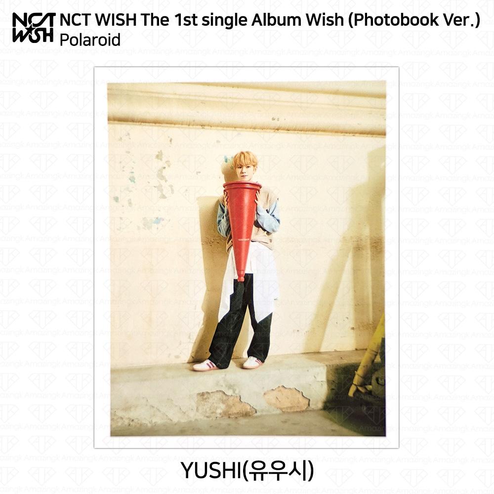 NCT WISH The 1st Single Album WISH Official Photocard Polaroid RIKU YUSHI KPOP
