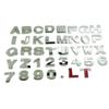 Badge 25mm Car Decals Car Stickers 3D Sticker Letter Number Stickers Metal Alphabet Stickers