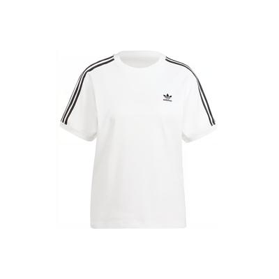 Originals Trefoil Logo Print Футболка с короткими рукавами Женские топы Белые IR8051