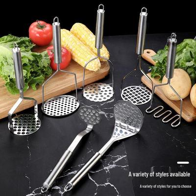 Многофункциональный гаджет из нержавеющей стали для пюрирования картофеля и детского питания