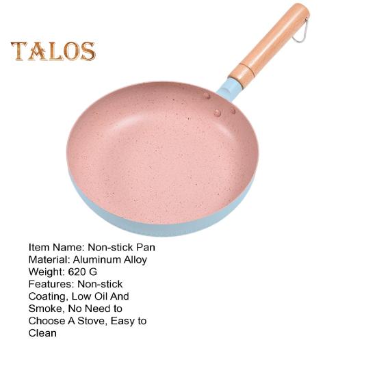 Сковорода с антипригарным покрытием, узором «снежинка», с покрытием из медицинского камня, термостойкой ручкой, кухонная утварь, аксессуары для газовой и электрической посуды