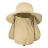 Sun Hat UV Protection Wide Brim Neck Flap Face Cover Multifunctional Cap for Hiking Fishing Beach