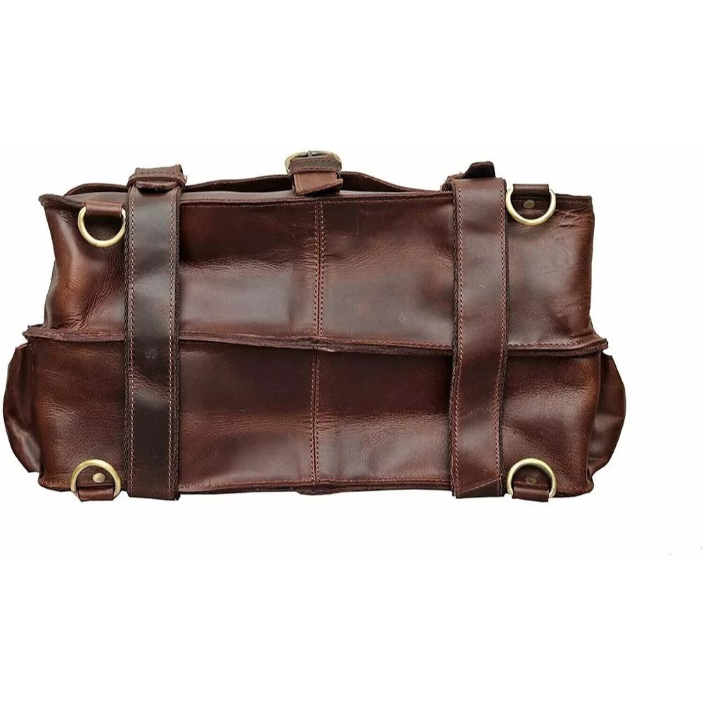 Новый мужской портфель из кожи буйвола, сумка через плечо, сумка для ноутбука 15,5 дюймов