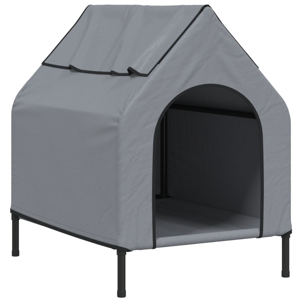 Dog House Light Gray Oxford Fabric and Steel