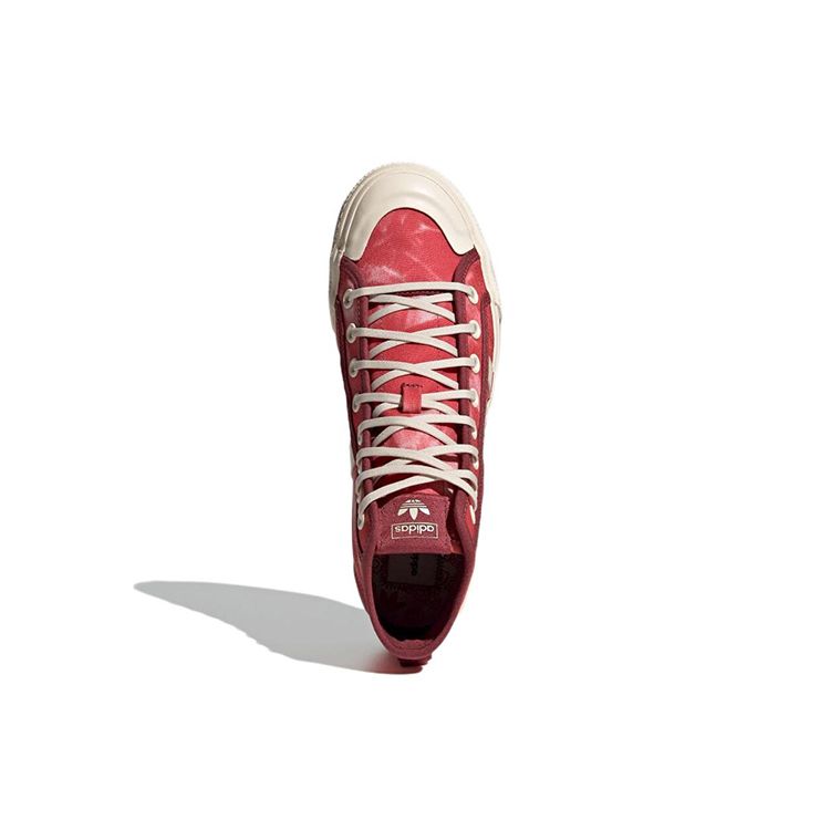 Adidas Nizza Hi RF Bleached - Crew Red Wonder белые мужские кроссовки GX4585
