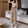 Women's Pant Draped Casual Pants Summer Harlan Carrot Pants High Waist Rolled Leg Wide Leg Pants Straight Pants