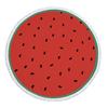 Watermelon Orange Microfiber Round Beach Towel Fruit Thick Shower Bath Towels Summer Swimming Circle Mat Towel With Tassels 550g