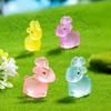 30 шт. Светящаяся фигурка козы Ландшафтный декор для дома Kawaii Декор комнаты Кукольный домик Миниатюрные аксессуары для украшения сада фей
