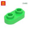 Нетоксичный 370 шт./лот 35480 Круглый 1x2 Открытый штырек Короткий круглый с 2 отверстиями Блок Moc Цветные Аксессуары Совместимые с Кирпичиком DIY Игрушки