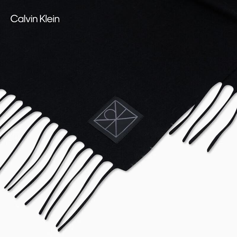 Calvin Klein Jeans Cashmere Blend Logo Scarf