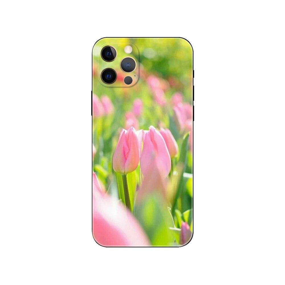 Чехол для телефона «Тюльпан» для iPhone Samsung Galaxy Redmi Xiaomi Oppo OnePlus Note SA 7 8 9 10 11 12 13 14 20 21 22 23 53 54 Pro Max Plus Ultra TPU Soft